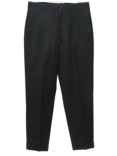 1960's Mens Mod Flat Front Slacks Pants