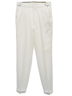 1980's Mens Christian Dior Designer Tuxedo Pants