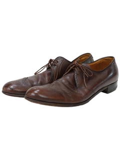 1980's Mens Accessories - Leather Wingtip Shoes