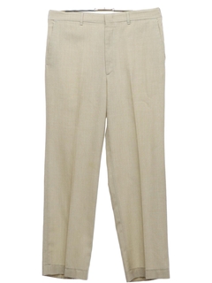 1980's Mens Flat Front Slacks Pants