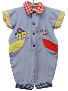 1980's Unisex Childs Onesy Pantsuit