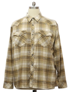 1990's Mens Patagonia Hemp Blend Western Shirt