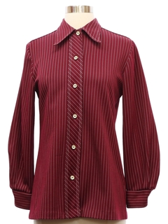 1970's Womens Mod Knit Shirt