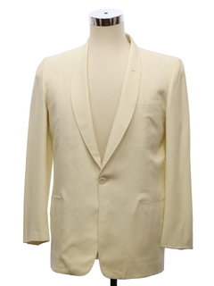 1960's Mens Dinner Or Evening Blazer Style Sport Coat Jacket
