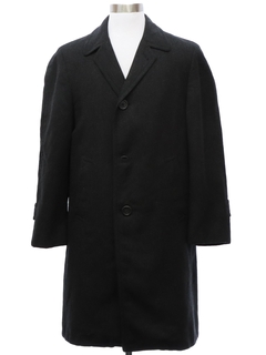 1960's Mens Wool Overcoat Jacket