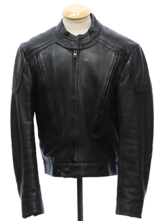 1990's Mens Cafe Racer Style Motorcycle Jacket 