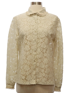 1960's Womens Lace Shirt