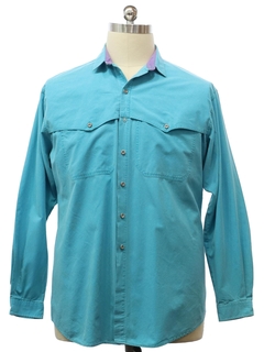 1980's Mens Totally 80s Western Shirt