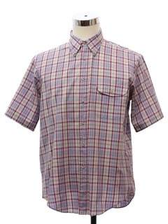 1980's Mens Preppy Shirt