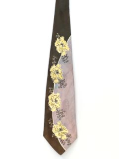 1940's Mens Wide Swing Necktie