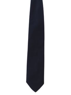 1970's Mens Dark Blue Wide Disco Necktie