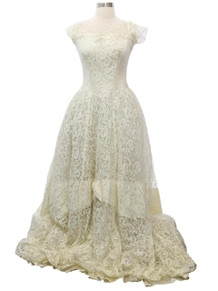 1950's Womens Wedding Dress