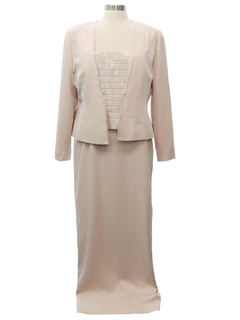 1980's Womens C Mercedes Ferreira Designer Dress
