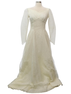 1960's Womens Wedding Dress