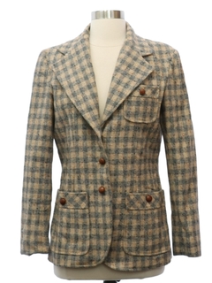 1970's Womens Mod Hipster Blazer Style Jacket