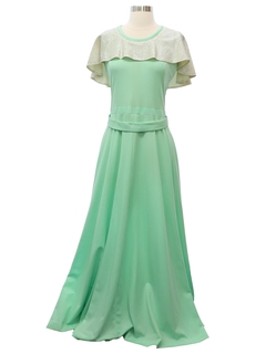 1970's Womens Prom Or Cocktail Dress