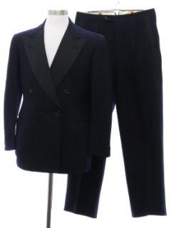 1930's Mens Double Breasted Tuxedo Suit