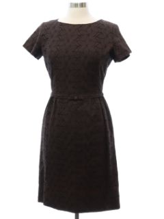 1960's Womens Mod Wiggle Dress
