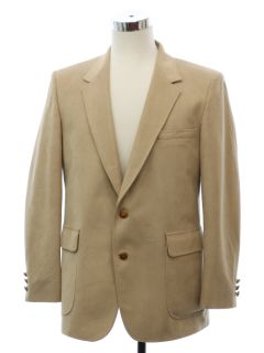 1970's Mens Arnold Palmer Ultra-Suede Blazer Sport Coat Jacket