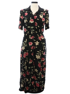 1990's Womens Rayon Dress