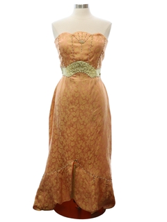 1990's Womens Designer Prom or Cocktail Maxi Dress