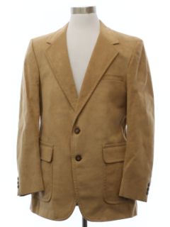 1970's Mens Ultra-Suede Blazer Style Sport Coat Jacket