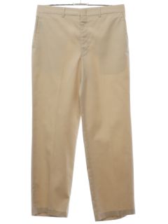 1980's Mens Flat Front Slacks Pants