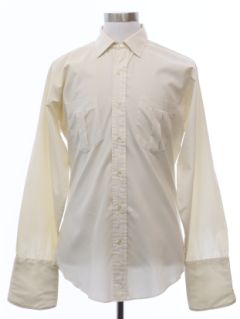 1960's Mens Mod French Cuff Shirt