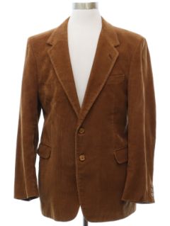 1980's Mens Corduroy Blazer Sport Coat Jacket