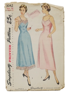 1940's Womens Sewing Pattern