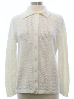 1960's Womens Cardigan Sweater