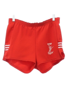 1970's Mens University of Las Vegas Velva Sheen Gym Shorts