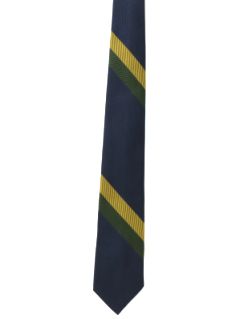 1960's Mens Diagonal Skinny Rockabilly Necktie