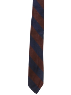 1960's Mens Diagonal Skinny Rockabilly Necktie