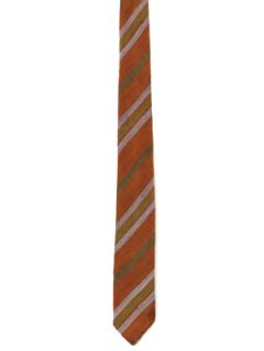 1960's Mens Diagonal Skinny Rockabilly Necktie