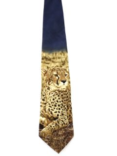 1990's Mens Endangered Species Collectible Necktie