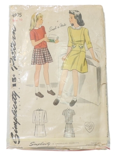1940's Womens/Girls Pattern