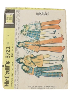 1970's Womens/Girls Pattern