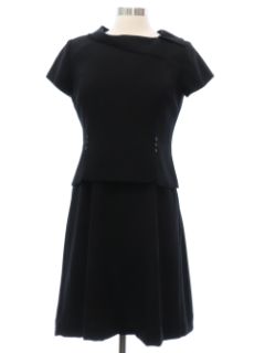 1980's WomensBlack Dress