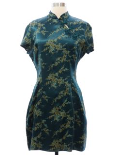 1980's Womens Cheongsam Dress