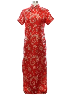 1990's Womens Cheongsam Dress