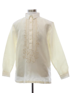 1990's Mens Sheer Tunic Shirt