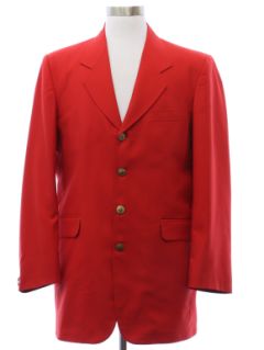 1980's Mens Mod Blazer Sport Coat Jacket