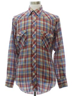 1980's Mens Western Shirt