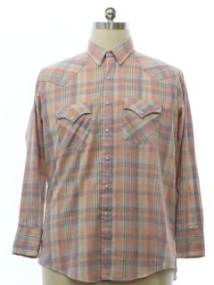 1980's Mens H-Bar-C Western Shirt