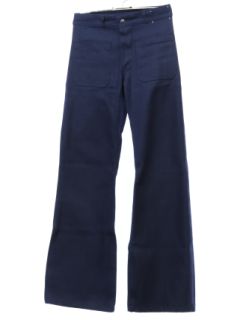 1970's Unisex Navy Issue Bellbottom Jeans Pants