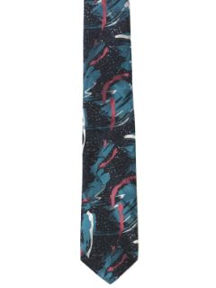 1980's Mens Totally 80s Stringbeans Necktie