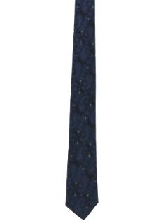 1950's Mens Skinny Rockabilly Necktie