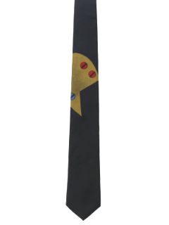 1980's Mens Totally 80s Skinny Necktie