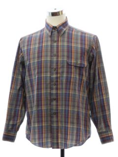 1980's Mens Wrangler Preppy Shirt